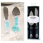 David Tutera Collection Cake Knife and Server Set With Fillable 