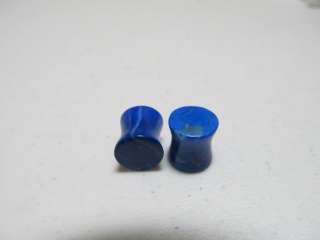 Pair Organic/Stone Ear plugs 0 Gage 8.2mm /20 Desgns#5  
