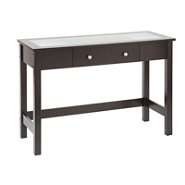 Bay Shore Collection Sofa/Console Table with Glass Insert Top and 