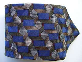   length 56 1 2 pattern geometric colors blue brown gray multi