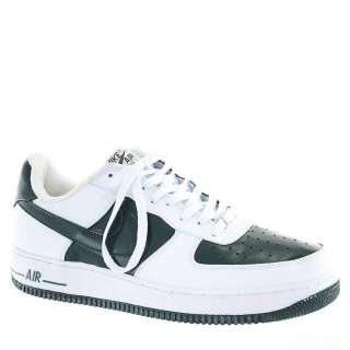 Nike Mens Air Force 1 Low Casual Sneakers White & Green Leather US 11 