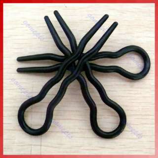 New Black 3pcs 90mm U shaped Hair Pins Clip Hair Grips Tool  