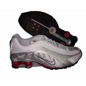  Nike Shox R4 White/Grey/Red Running Shoe Men, Sports 