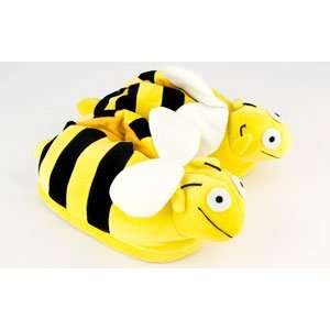  Happy Fun Feet Premium Quality Animal Designed Slippers Bumble Bee 