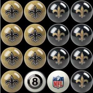  New Orleans Saints Complete Billiard Ball Set by Imperial 