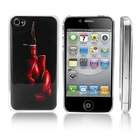   Snap On Clear iPhone Cover Case for iPhone 4/4s   Boxing Gloves