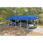 ShelterLogic 12x30   12 Leg Decorative Canopy   Sky Blue Cover