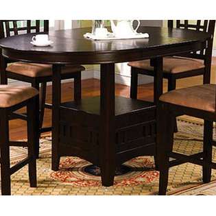 Furniture of America Metropolis Counter Height Dining Kitchen Table in 