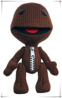Little Big Planet Sackboy brown knitted Plush Toy  