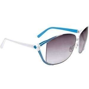 Spy Optic Womens Kaori Sunglasses   One size fits most/White w/Blue 
