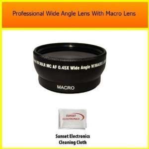 Extra large Wide Angle Lens With Macro lens For The Sony SONY A35, A65 