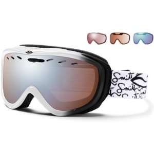  Smith Transit Regulator Series Ski Goggles   Black/White 