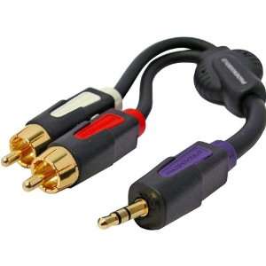  PHX GOLD PG5000 1M 3.5MM TO MALE RCA CABLE NIC 