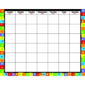  SILLY SQUARES MONTHLY CALENDAR GRID Electronics
