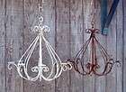 wrought iron candle chandelier  