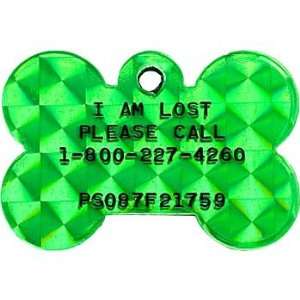    Pet Tags Lost Pet Recovery System   Green Bone