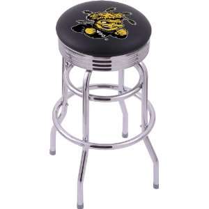 com Wichita State University Steel Stool with 2.5 Ribbed Ring Logo 