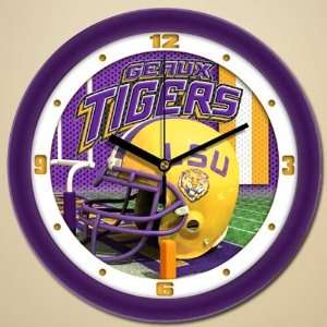  LSU Tigers Helmet Wall Clock