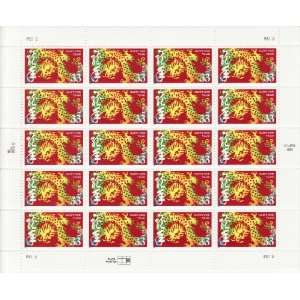  Chinese Lunar New Year Dragon Collectible Stamp Sheet 