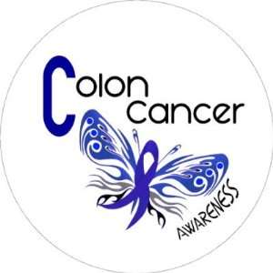  Colon Cancer Butterfly 3 Keychains Toys & Games