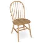 International Concepts 37 High Spindle Back Chair   Plain Legs