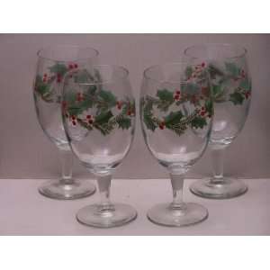  Holiday Gatherings Iced Beverage Glasses, Set of 4 