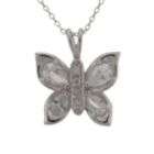 Sterling Silver Butterfly Pendant  