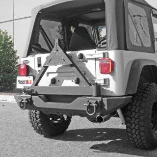  Rampage Products 76610 87 06 Jeep Wrangler Rear Recovery Bumper 