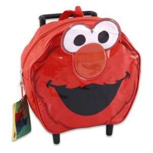  Elmo Head Shaped Mini Roller Backpack Toys & Games