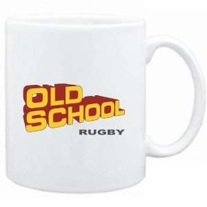  Mug White  OLD SCHOOL Rugby  Sports