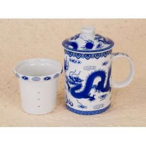 Blue Dragon Filter Tea Cup 