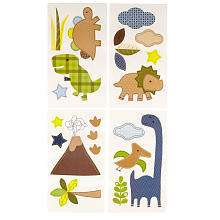   Adorable Dinos Wall Decals   Triboro Quilt Mfg Co   Babies R Us