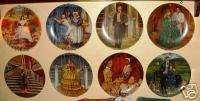Complete Set 9 Plates Gone With The Wind Mint Knowles  