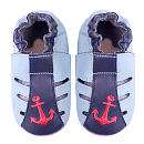 Momo Baby Soft Sole Baby Sandal Shoes   Anchor Navy (6 12 months 