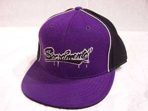Reebok Sacramento Kings Purple Wool Cap Hat 7 1/2  
