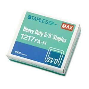  Max® Heavy Duty, Flat Clinch Staples STAPLES,F/HD12F,5/8 