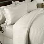   1200 Thread Count 100% Egyptian Cotton STRIPED Ivory King Duvet Cover
