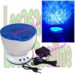 Ocean Daven Wave LED Light Projector Speaker Lamp Relax  