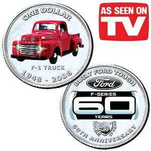  Ford F1 Truck Light Up Coin 