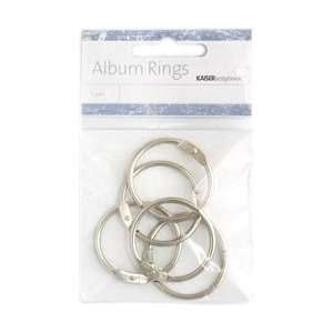  Album Rings Split Metal Medium 1.38 (3.5cm) 5/Pkg Silver 