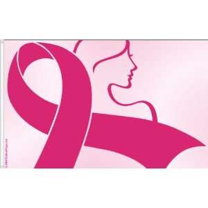  Breast Cancer Flag 2x3