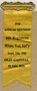 GAR, 6th Minnesota Infantry Regiment, Re Union, 1910  