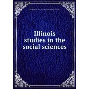   sciences. 09 University of Illinois (Urbana Champaign campus) Books