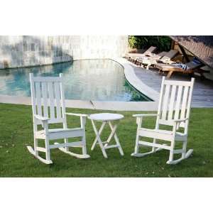  North Port 3 Piece Rocking Chair Set Patio, Lawn & Garden