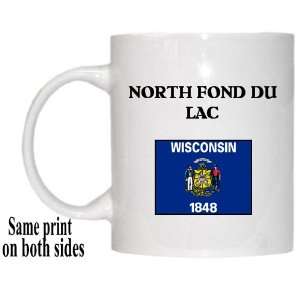  US State Flag   NORTH FOND DU LAC, Wisconsin (WI) Mug 