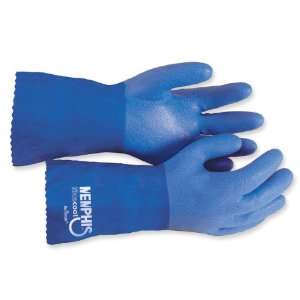 R3 Safety 6632L Seamless Gloves, w/ Sandy Finish, Blue  