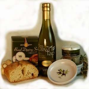 Gourmet Olive Oil Gift Basket The Bread Dipper  Grocery 