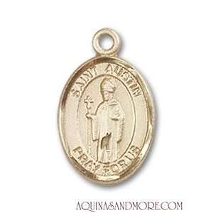  St. Austin Small 14kt Gold Medal Jewelry