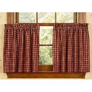 Sturbridge Country Swag Valance Tiers Panel Unlined 