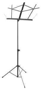 Compact Wire Music Stand, Black Finish w/ carry bag  